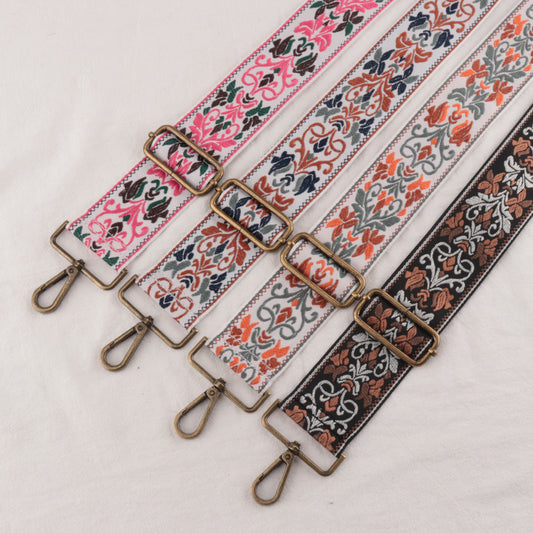 Embroidery Print Bag Strap