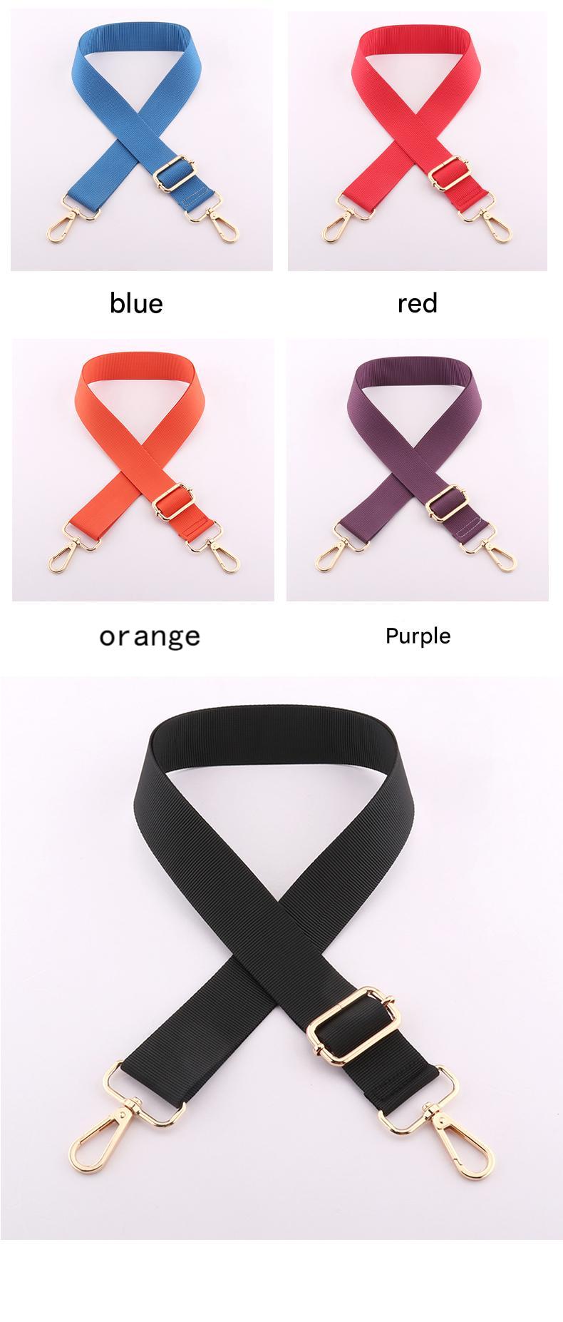 Colorful striped shoulder straps