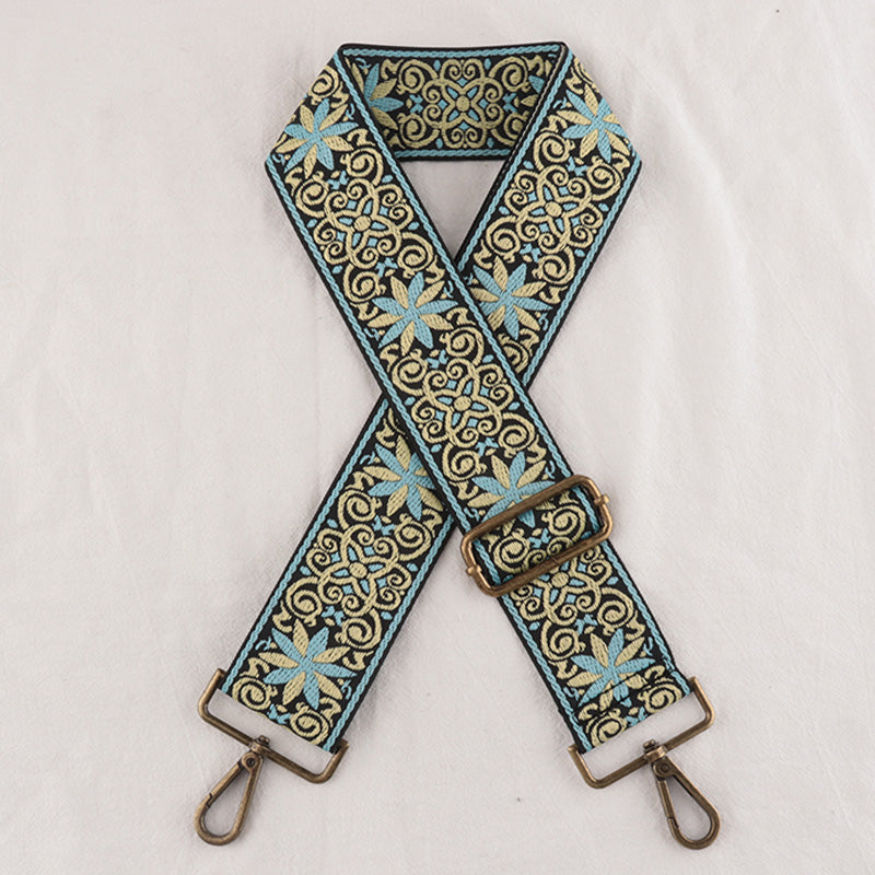 Luxury Fashion Chinese Style Jacquard Bag Strap