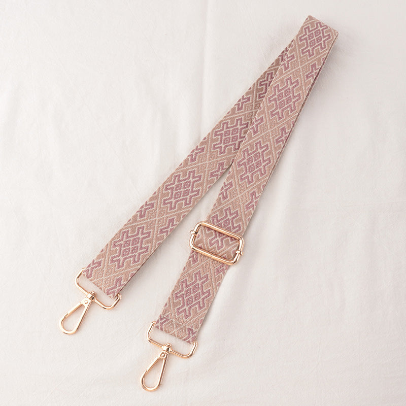 Tic-tac-toe textured shoulder straps