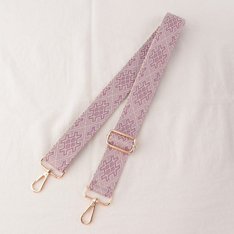 Tic-tac-toe textured shoulder straps