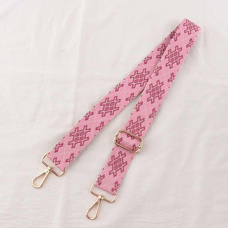 Tic-tac-toe textured shoulder straps