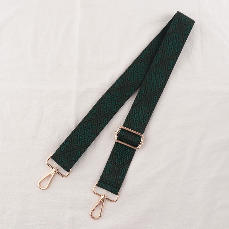 Tic-tac-toe textured shoulder straps