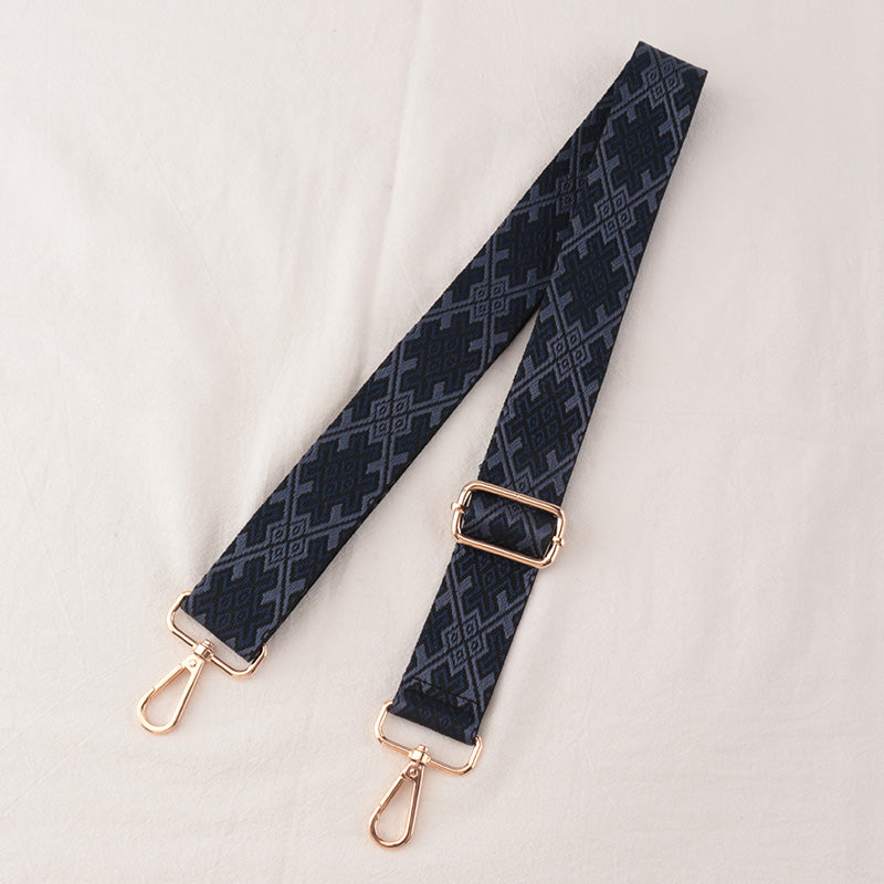 Tic-tac-toe textured shoulder straps