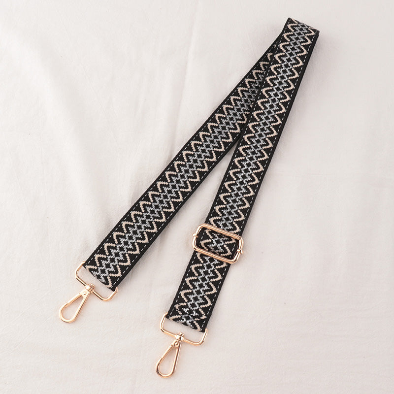 Jacquard Weave Versatile Bag Shoulder Strap