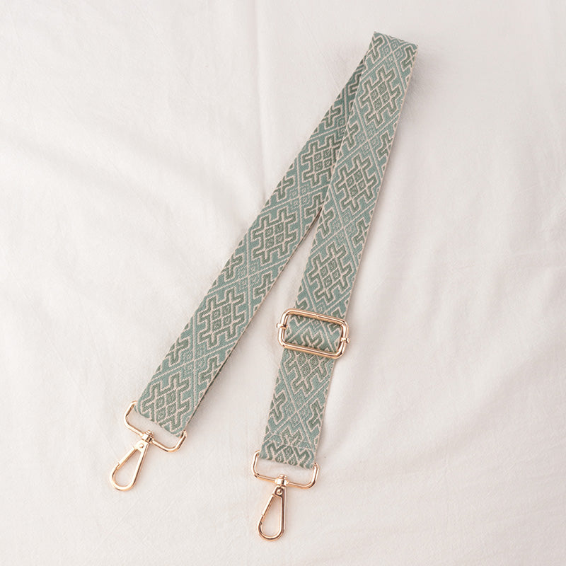 Tic-tac-toe textured shoulder straps