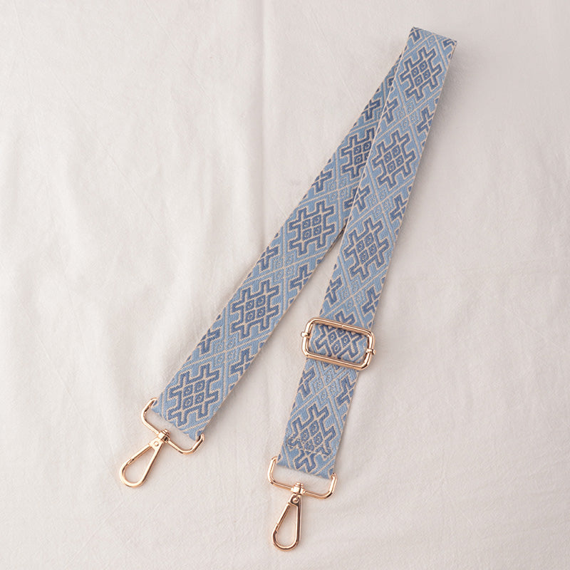 Tic-tac-toe textured shoulder straps
