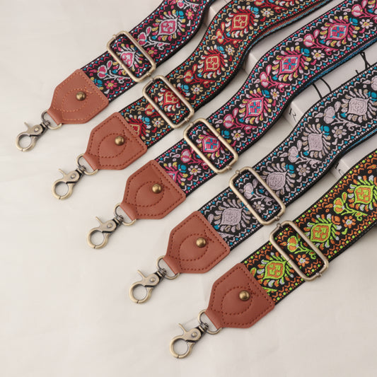 5CM Textured Pattern Bag Shoulder Strap