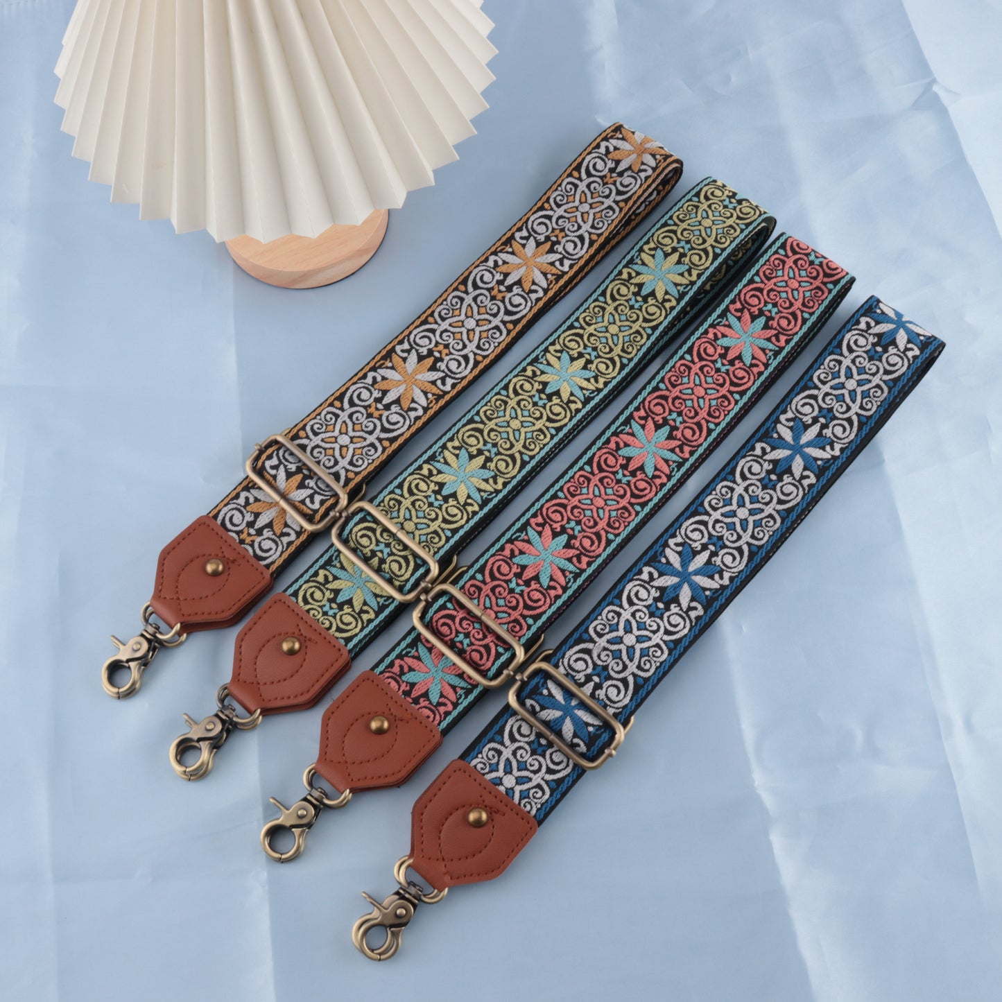 Flower Shape Diagonal Span Bag Adjustable Size Strap