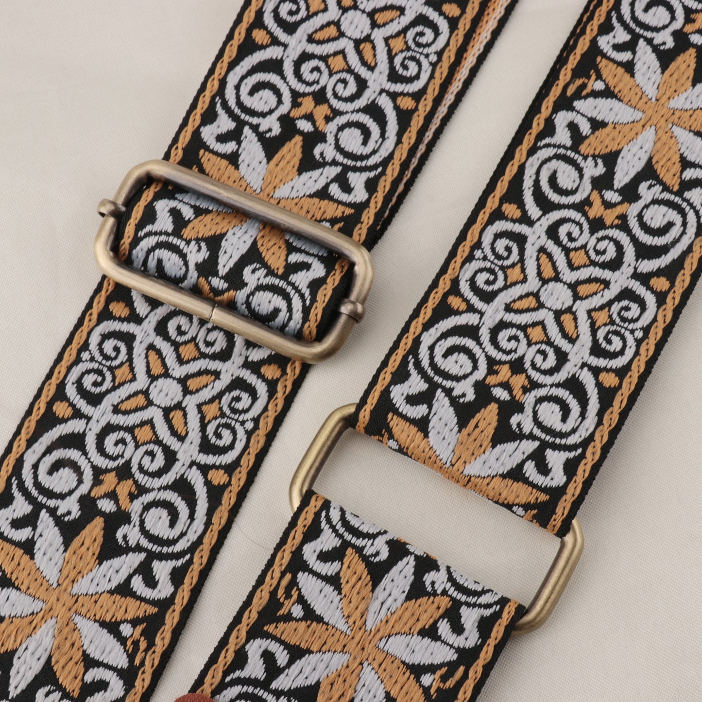 Leather Braided Pattern Shoulder Strap