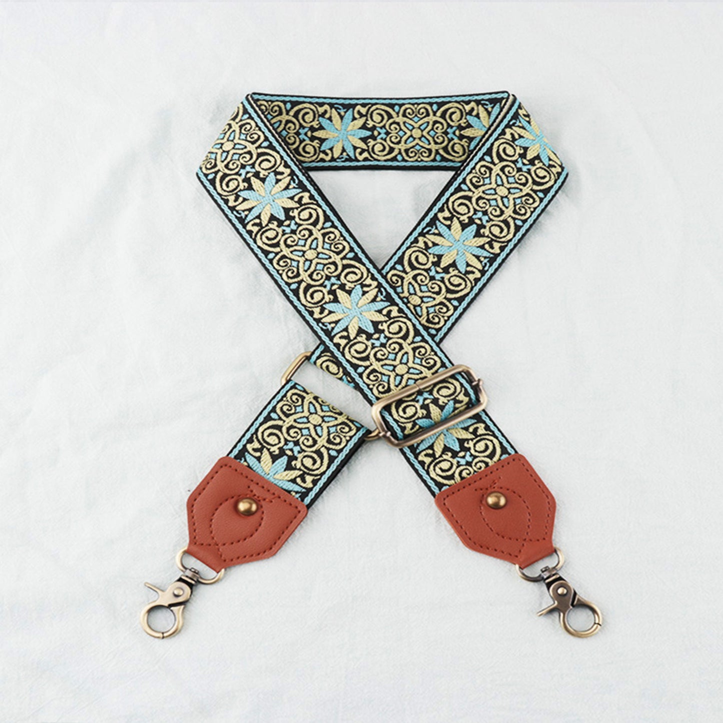 Flower Shape Diagonal Span Bag Adjustable Size Strap