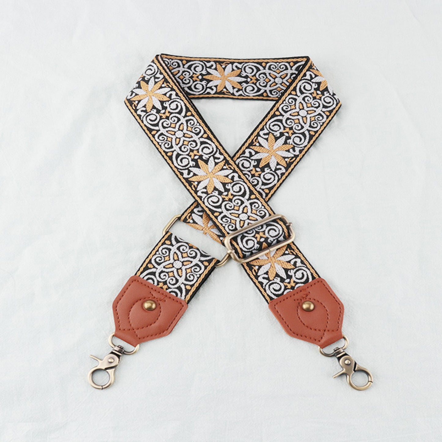Flower Shape Diagonal Span Bag Adjustable Size Strap