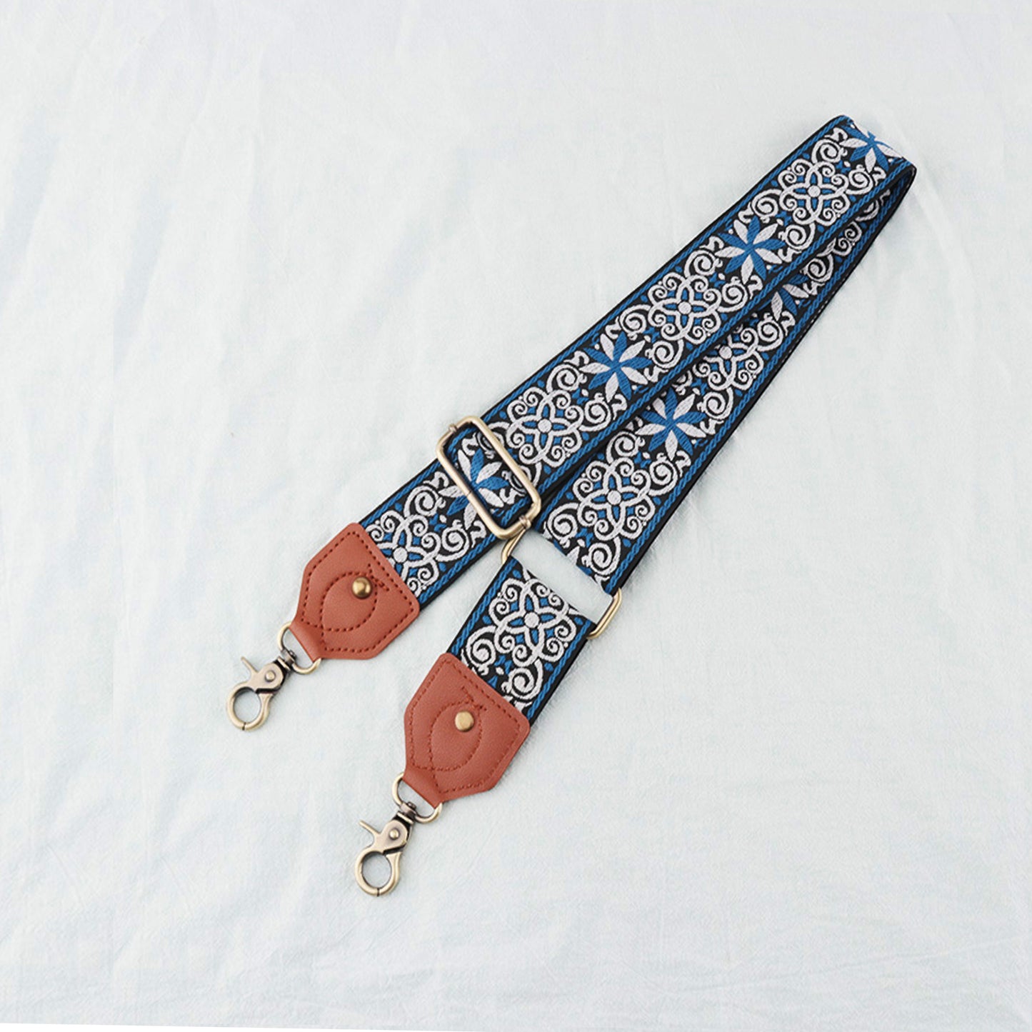 Leather Braided Pattern Shoulder Strap