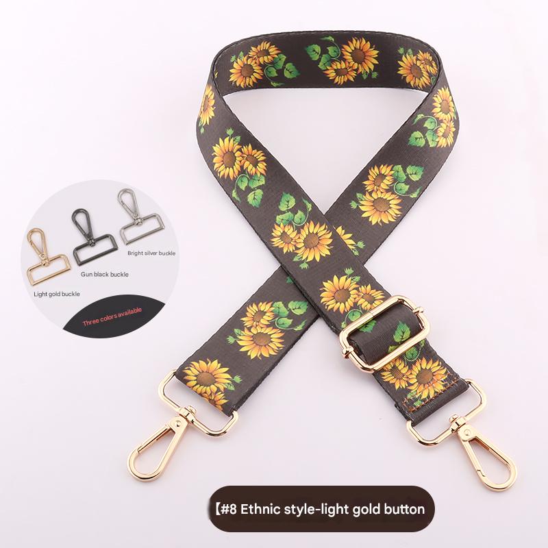Ethnic Style Heat-transfer Bag Shoulder Strap