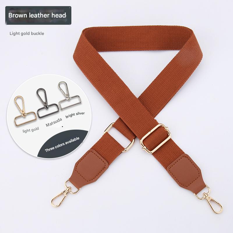 Muti-Solid Color Adjustable Bag Straps with Leather Head