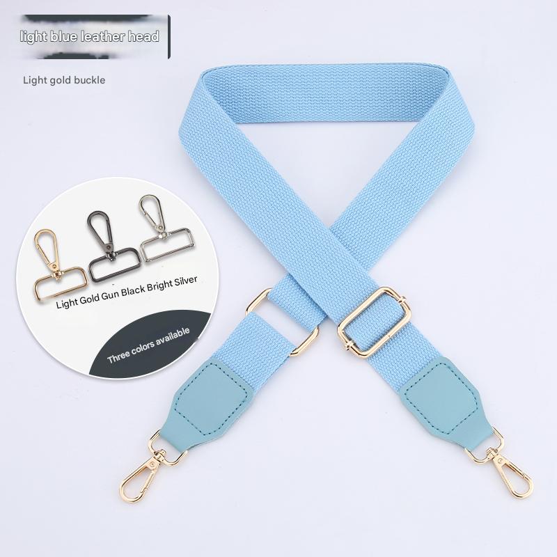Muti-Solid Color Adjustable Bag Straps with Leather Head