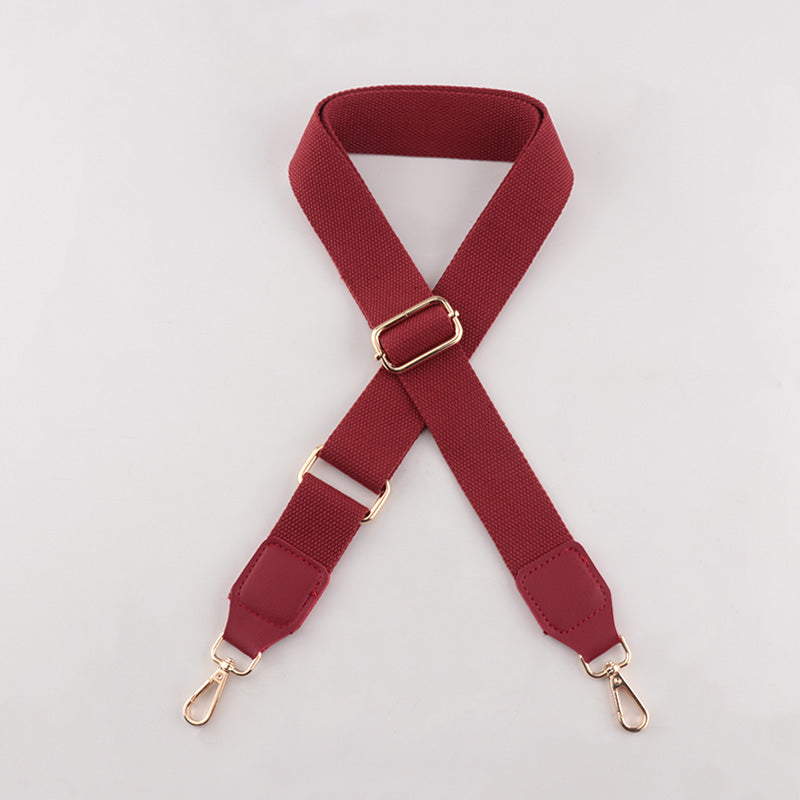 Muti-Solid Color Adjustable Bag Straps with Leather Head