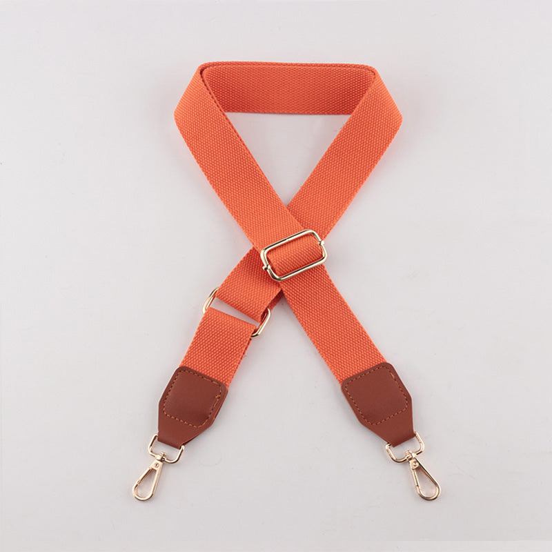 Muti-Solid Color Adjustable Bag Straps with Leather Head