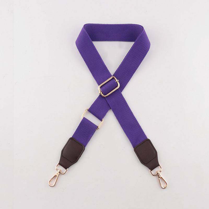 Muti-Solid Color Adjustable Bag Straps with Leather Head