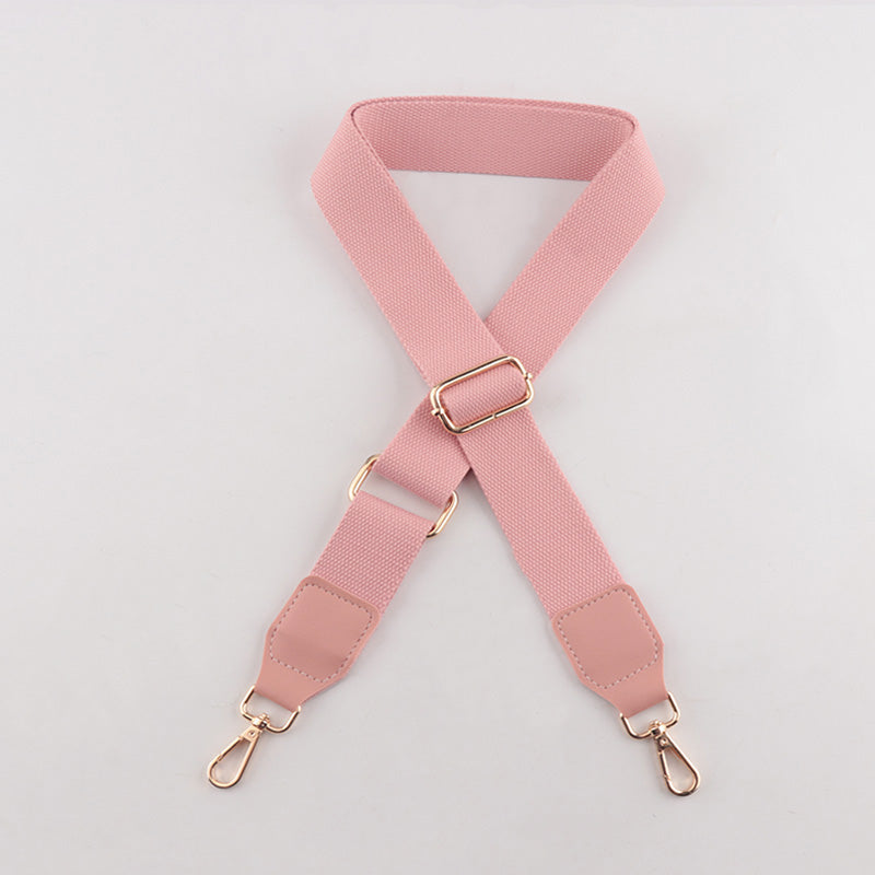 Muti-Solid Color Adjustable Bag Straps with Leather Head