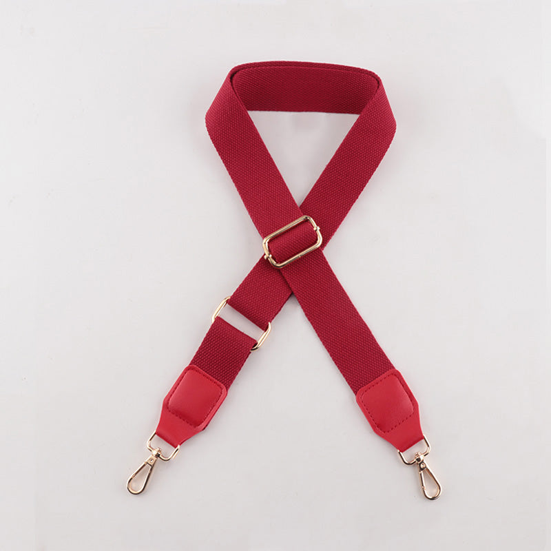 Muti-Solid Color Adjustable Bag Straps with Leather Head