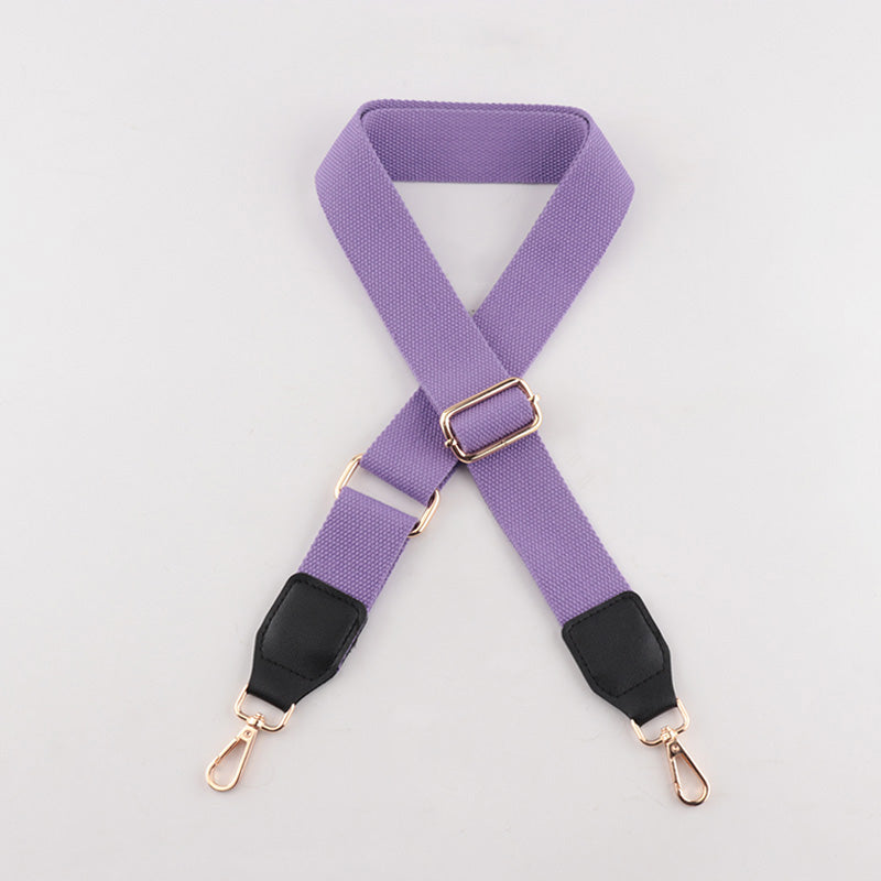 Muti-Solid Color Adjustable Bag Straps with Leather Head