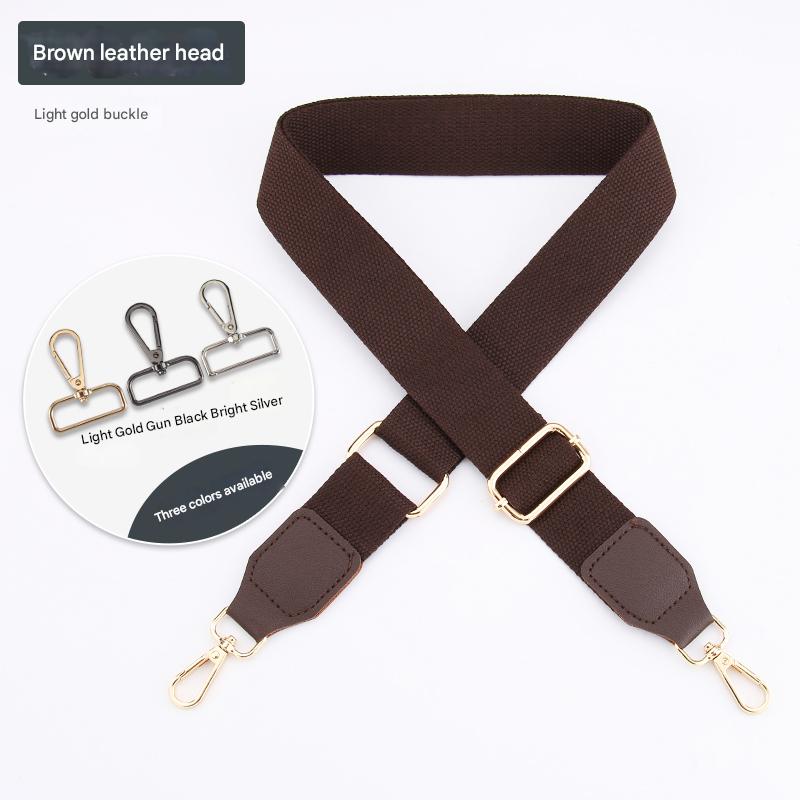 Muti-Solid Color Adjustable Bag Straps with Leather Head
