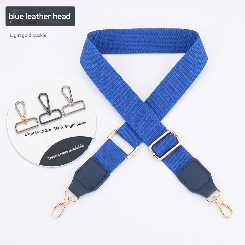 Muti-Solid Color Adjustable Bag Straps with Leather Head