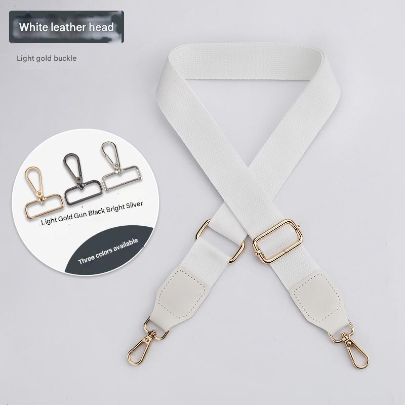 Muti-Solid Color Adjustable Bag Straps with Leather Head