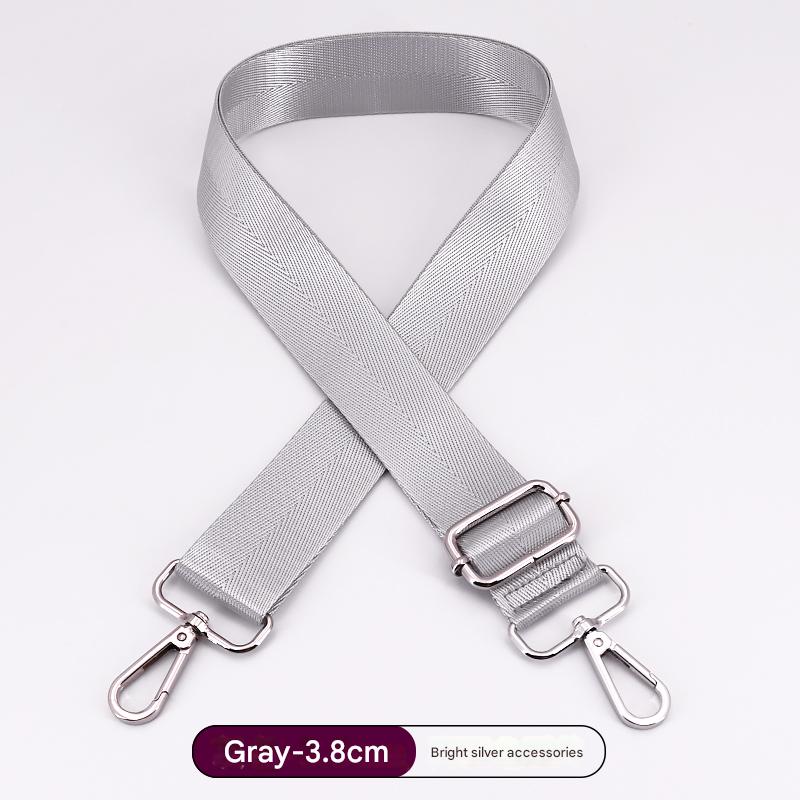 Solid Color Jacquard Bag Strap