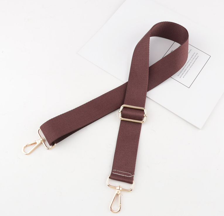 Twill Cotton Solid Color Bag Shoulder Strap
