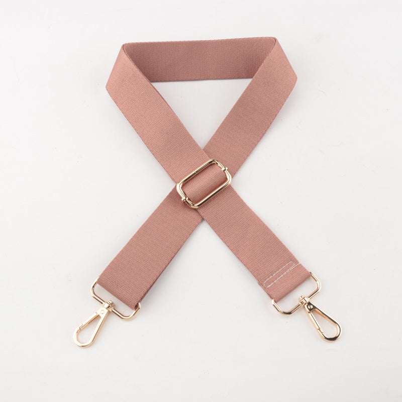 Twill Cotton Solid Color Bag Shoulder Strap