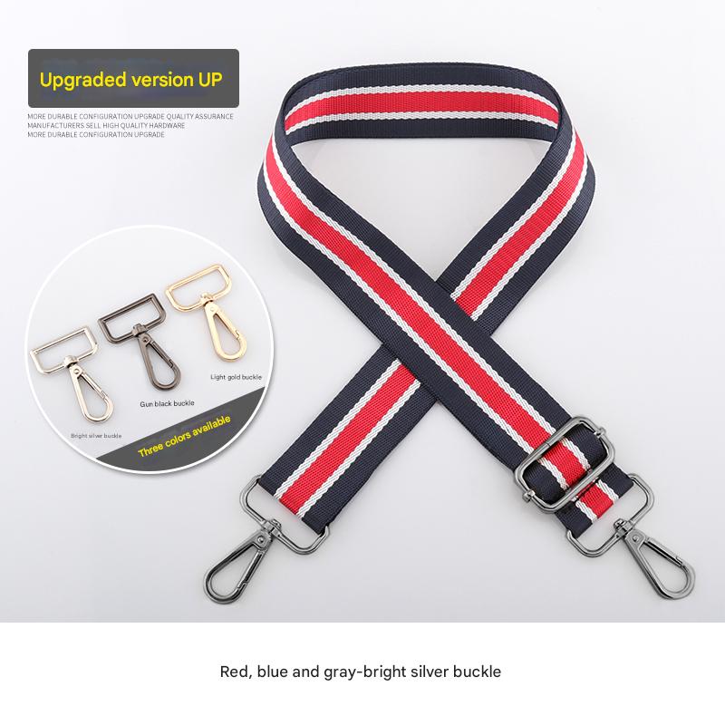 Colorful striped shoulder straps
