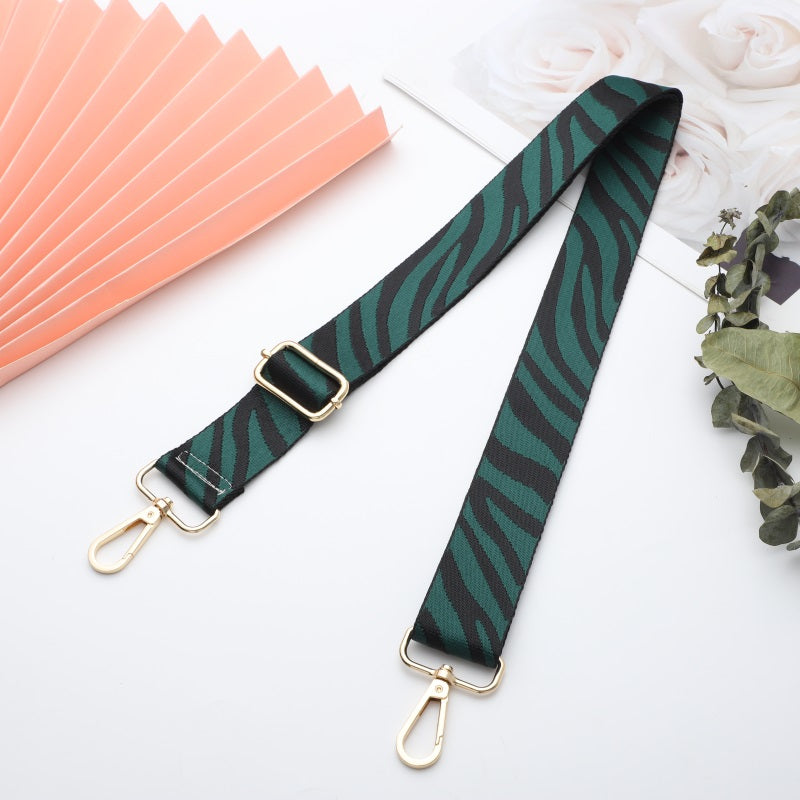 Multicolor Floral Pattern Bag Straps