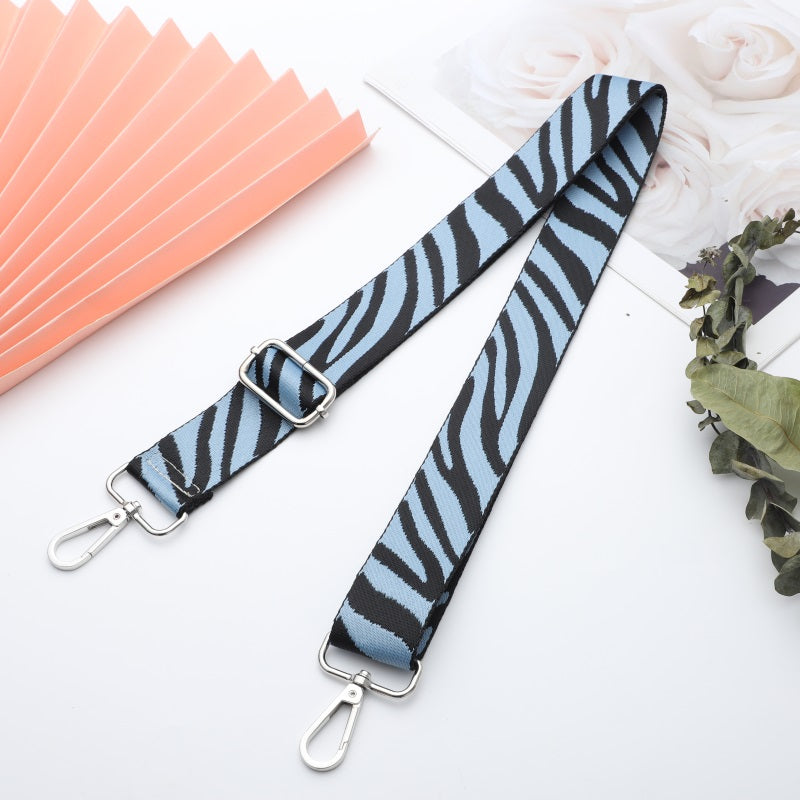 Multicolor Floral Pattern Bag Straps