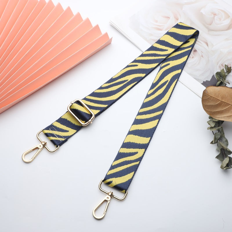 Multicolor Floral Pattern Bag Straps