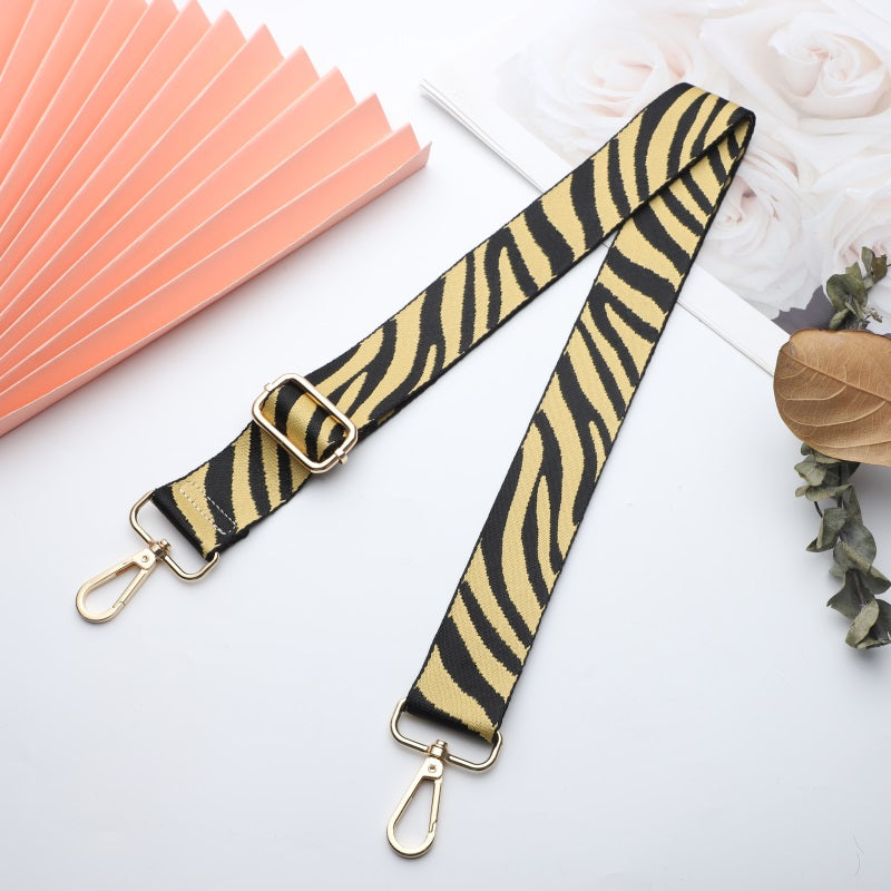Multicolor Floral Pattern Bag Straps