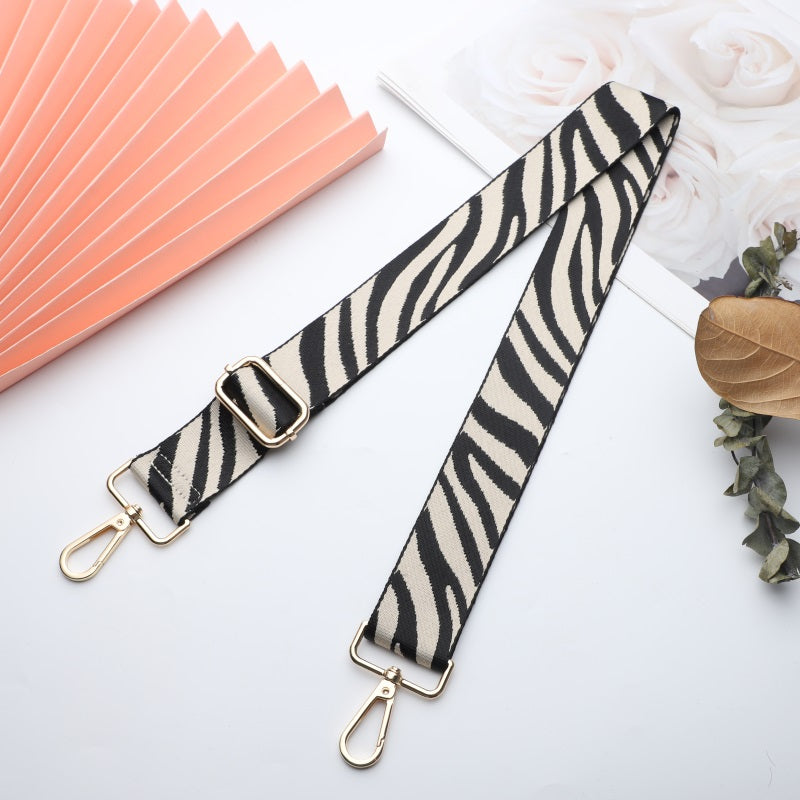 Multicolor Floral Pattern Bag Straps