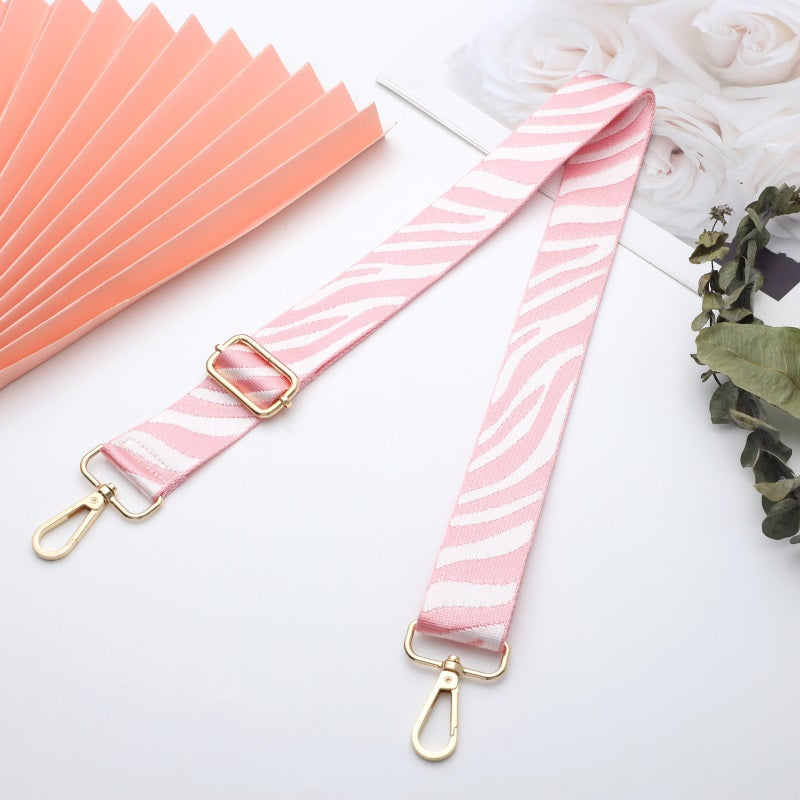 Multicolor Floral Pattern Bag Straps