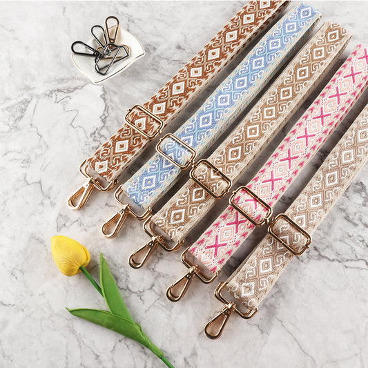 Two-color Diamond Bag Strap