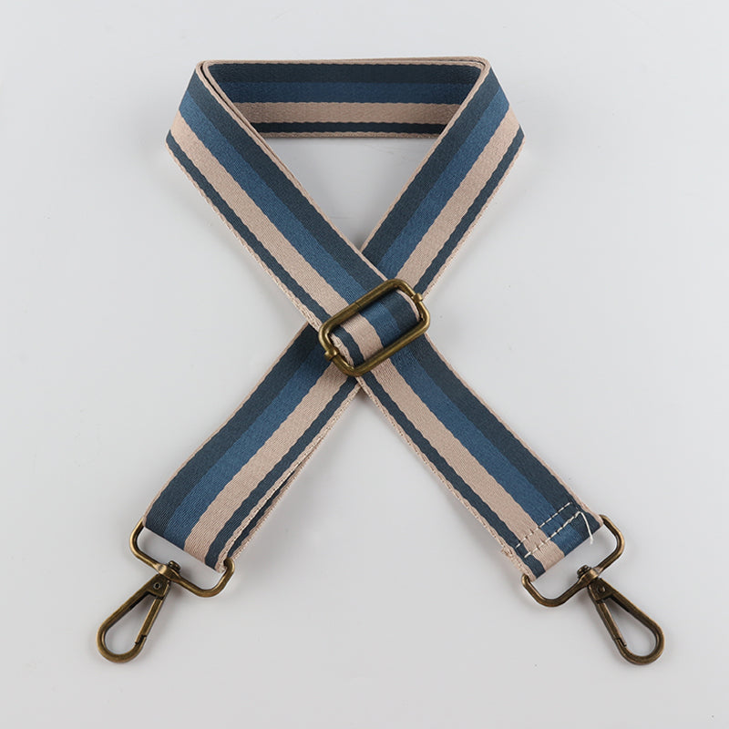 Three-color Bump Bronze Buckle Shoulder Straps