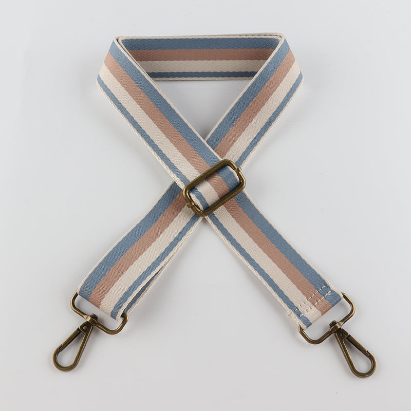 Three-color Bump Bronze Buckle Shoulder Straps
