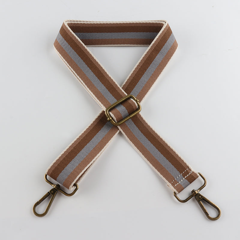 Three-color Bump Bronze Buckle Shoulder Straps