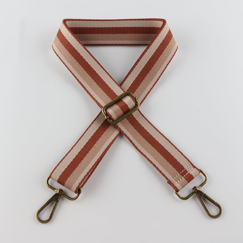 Three-color Bump Bronze Buckle Shoulder Straps