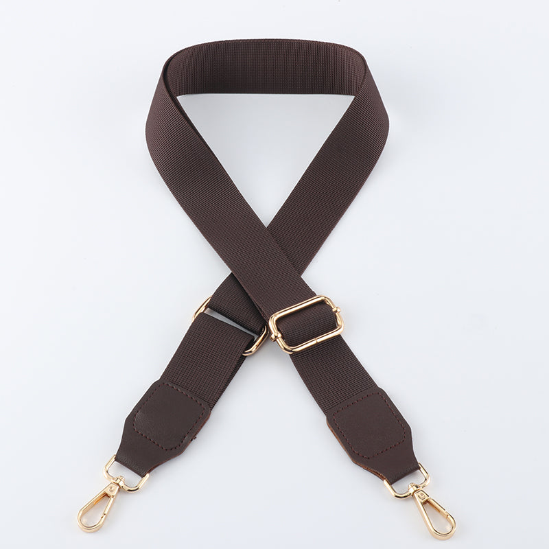 Wave Pattern Solid Color Bag Shoulder Strap
