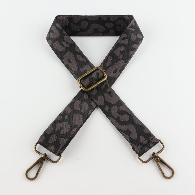 Multicolor Different Styles Stripes Bronze Buckle Shoulder Straps