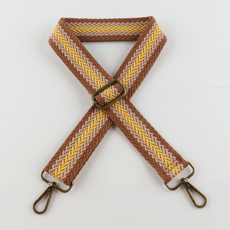 Braided Arrows Bronze Buckle Shoulder Straps
