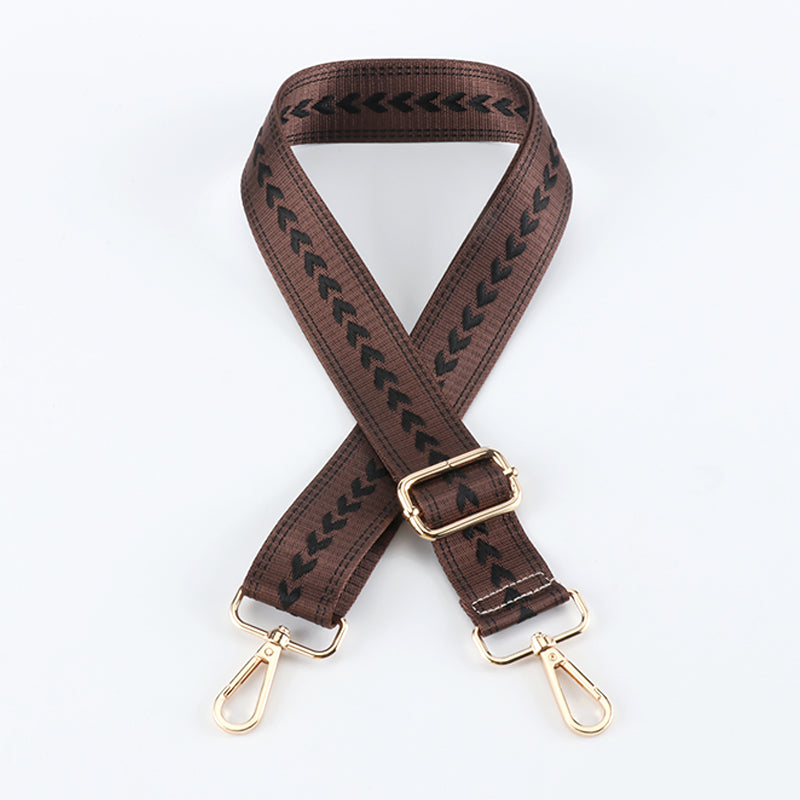 Simple Regular Arrow Pattern Versatile Color Bag Strap
