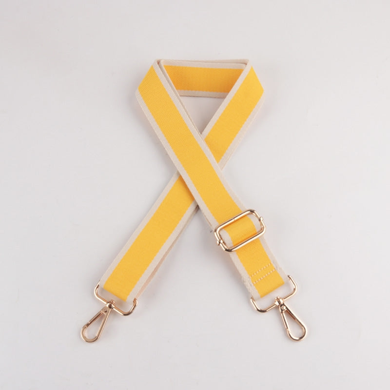 Colorful white edge Bag Shoulder Strap