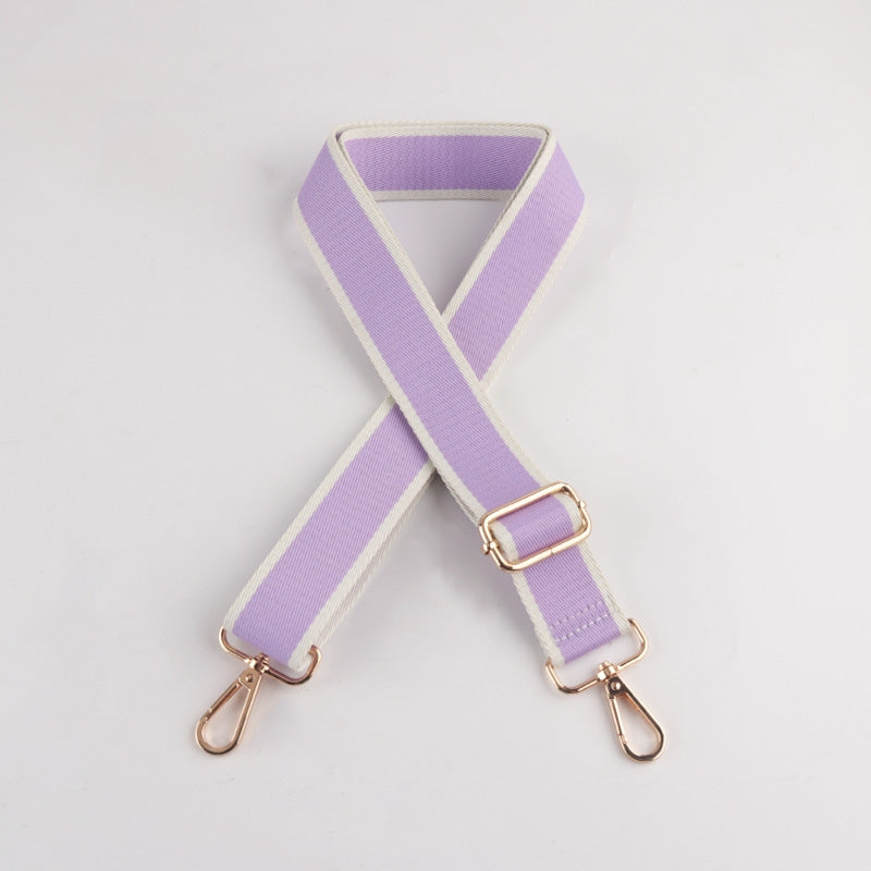 Colorful white edge Bag Shoulder Strap